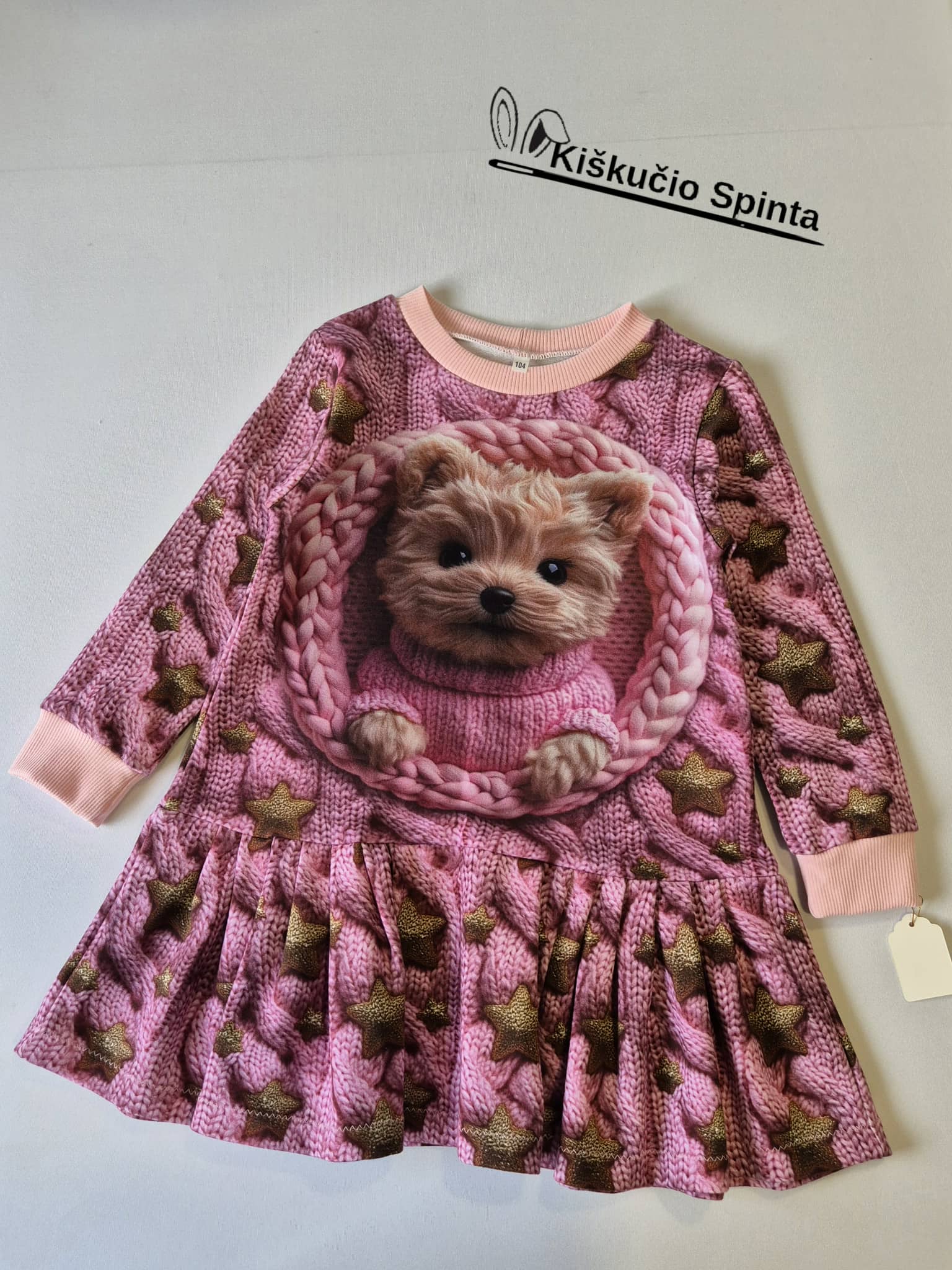 Suknelė " Jorkšyriukas" 104 dydis