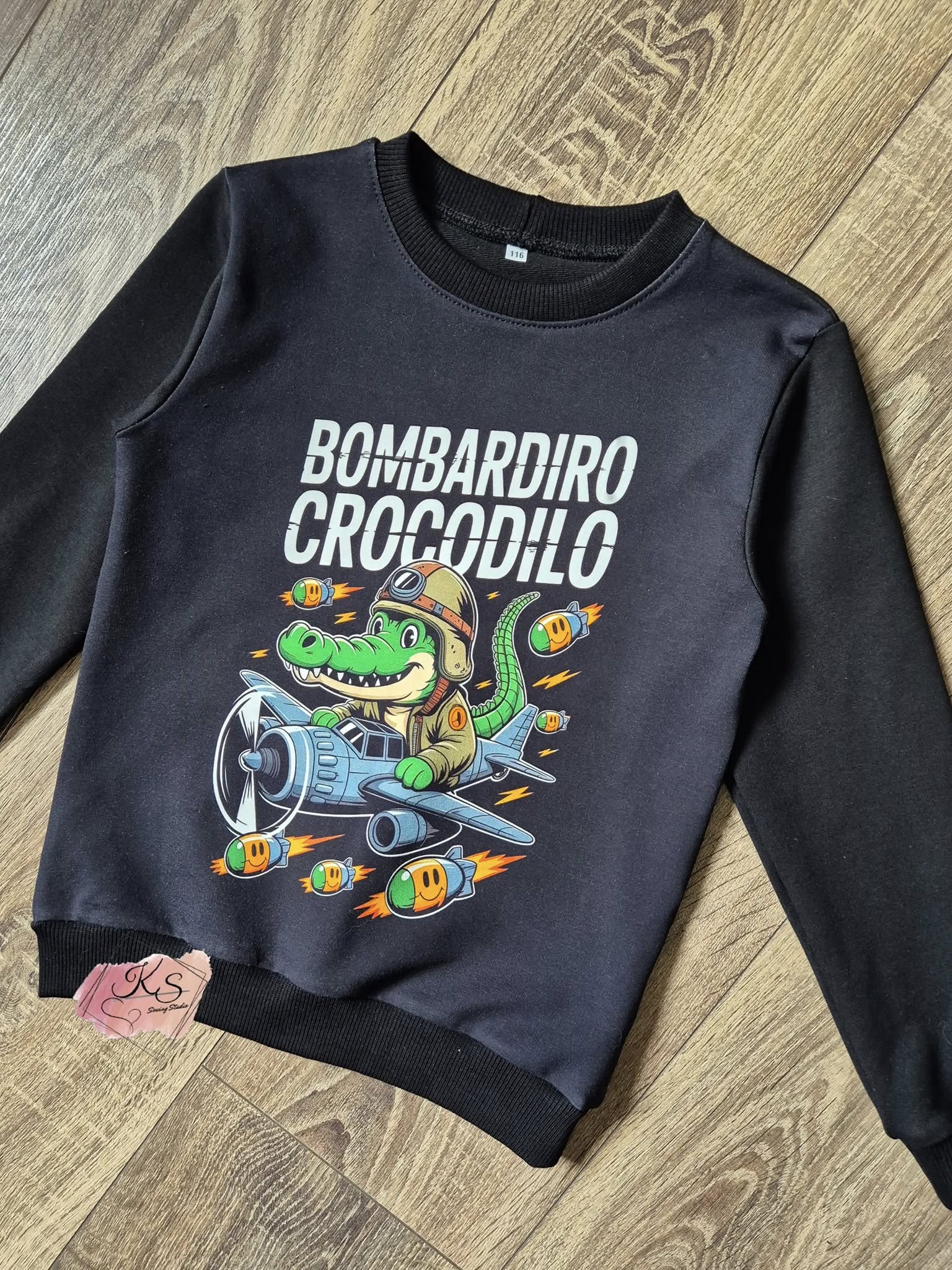 Megztukas "Bombadiro crocodilo"