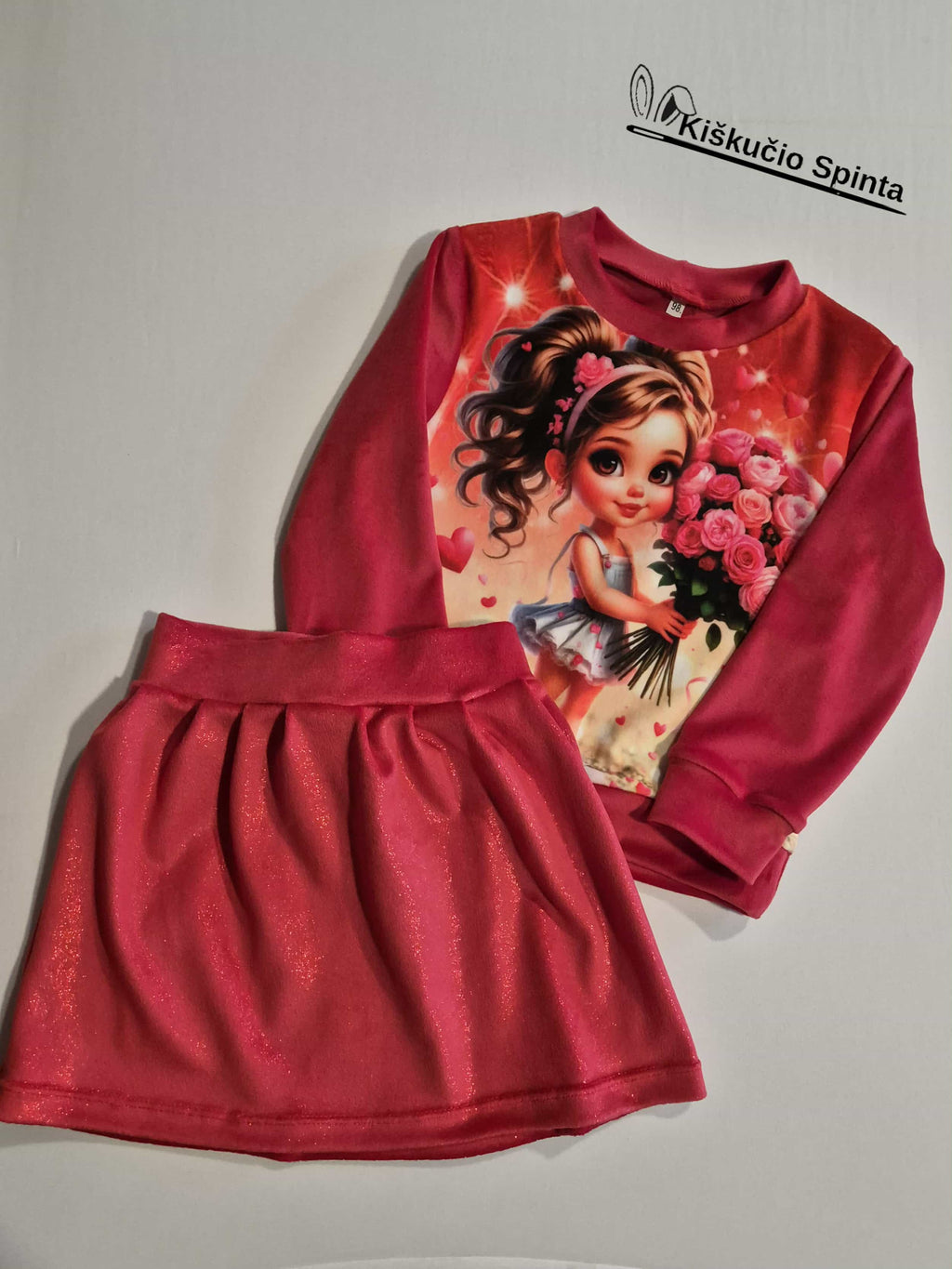 Kostiumėlis "Gėlių Mergaitė" 98 dydis