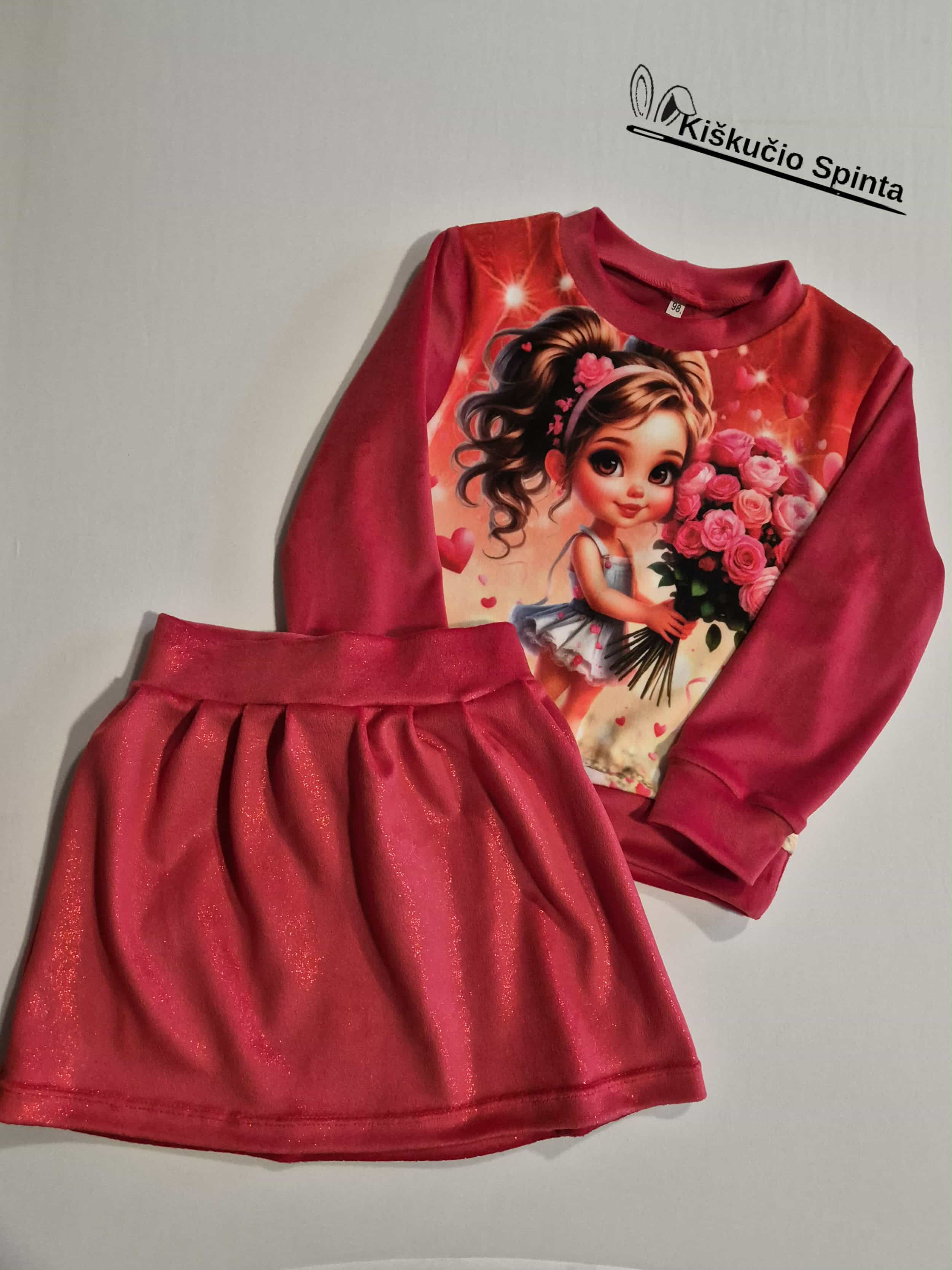 Kostiumėlis "Gėlių Mergaitė" 98 dydis