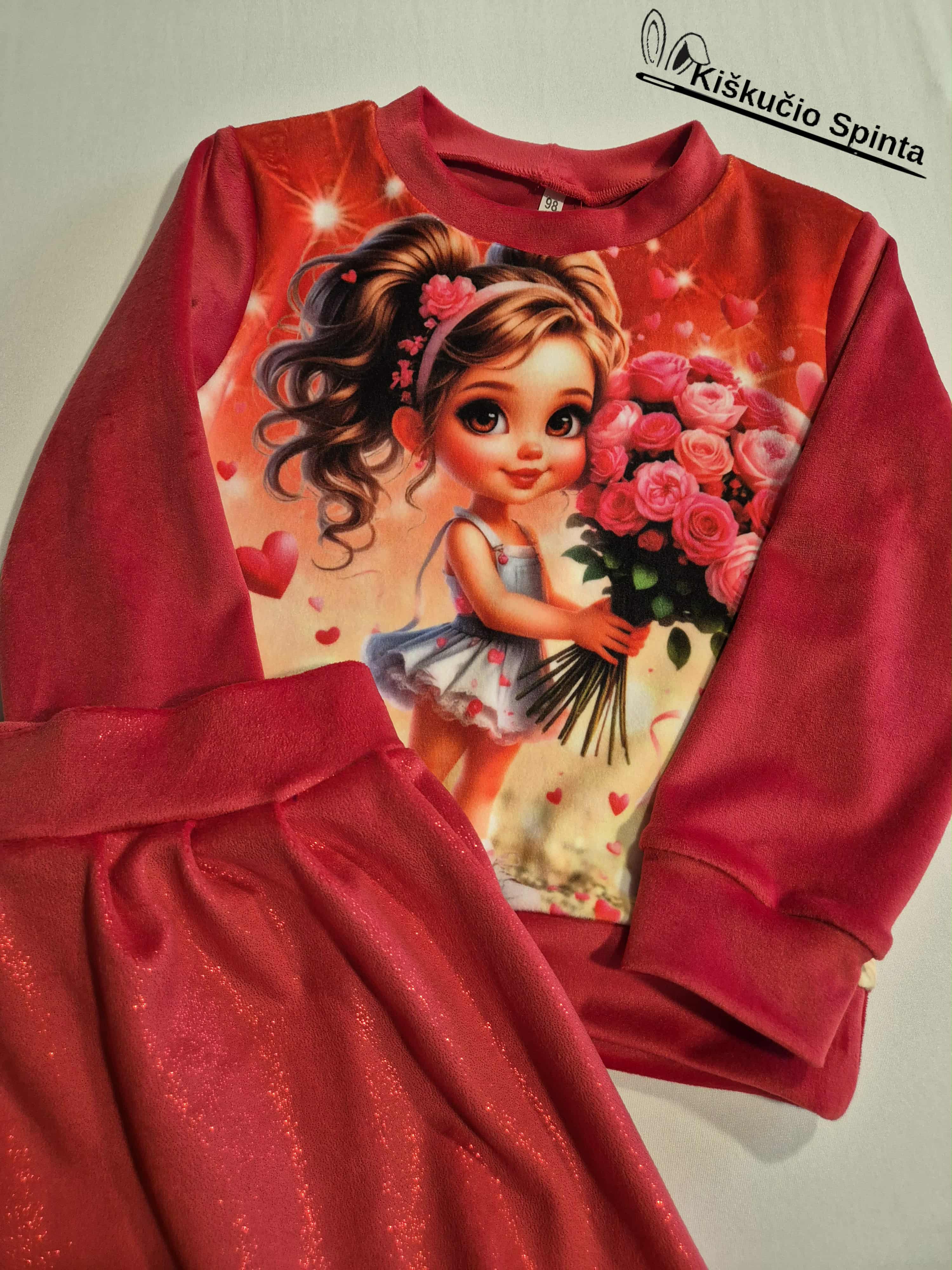 Kostiumėlis "Gėlių Mergaitė" 98 dydis