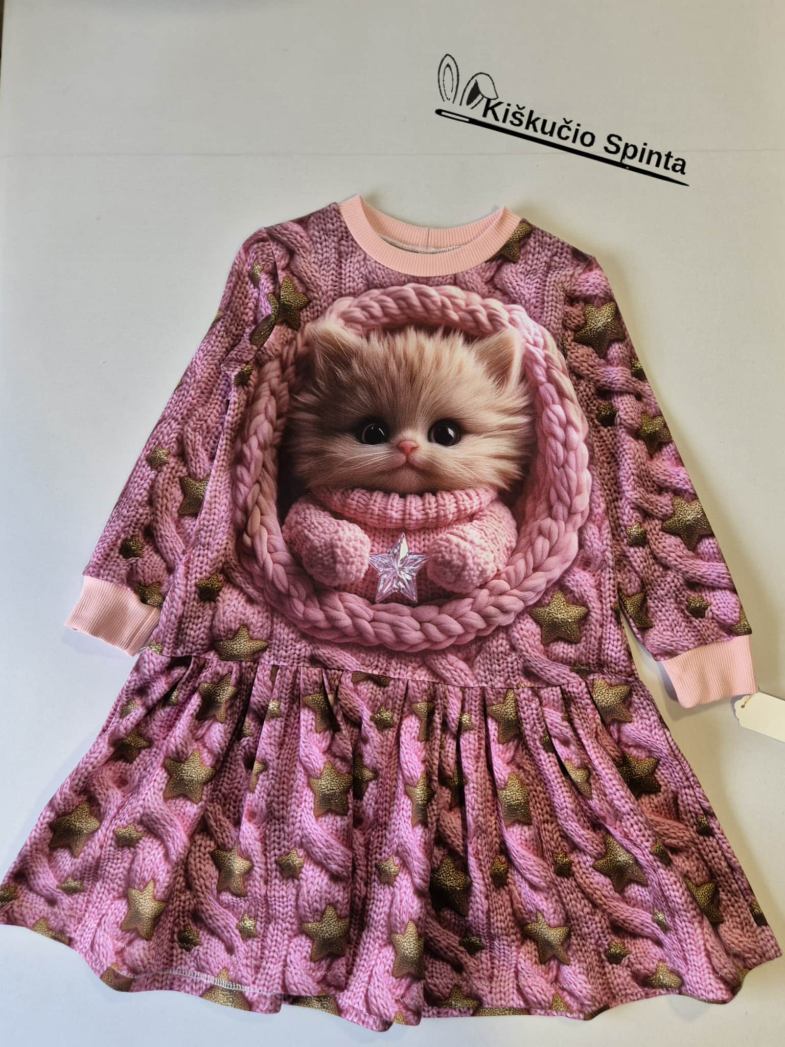Suknelė "Katinėlis" 110 dydis