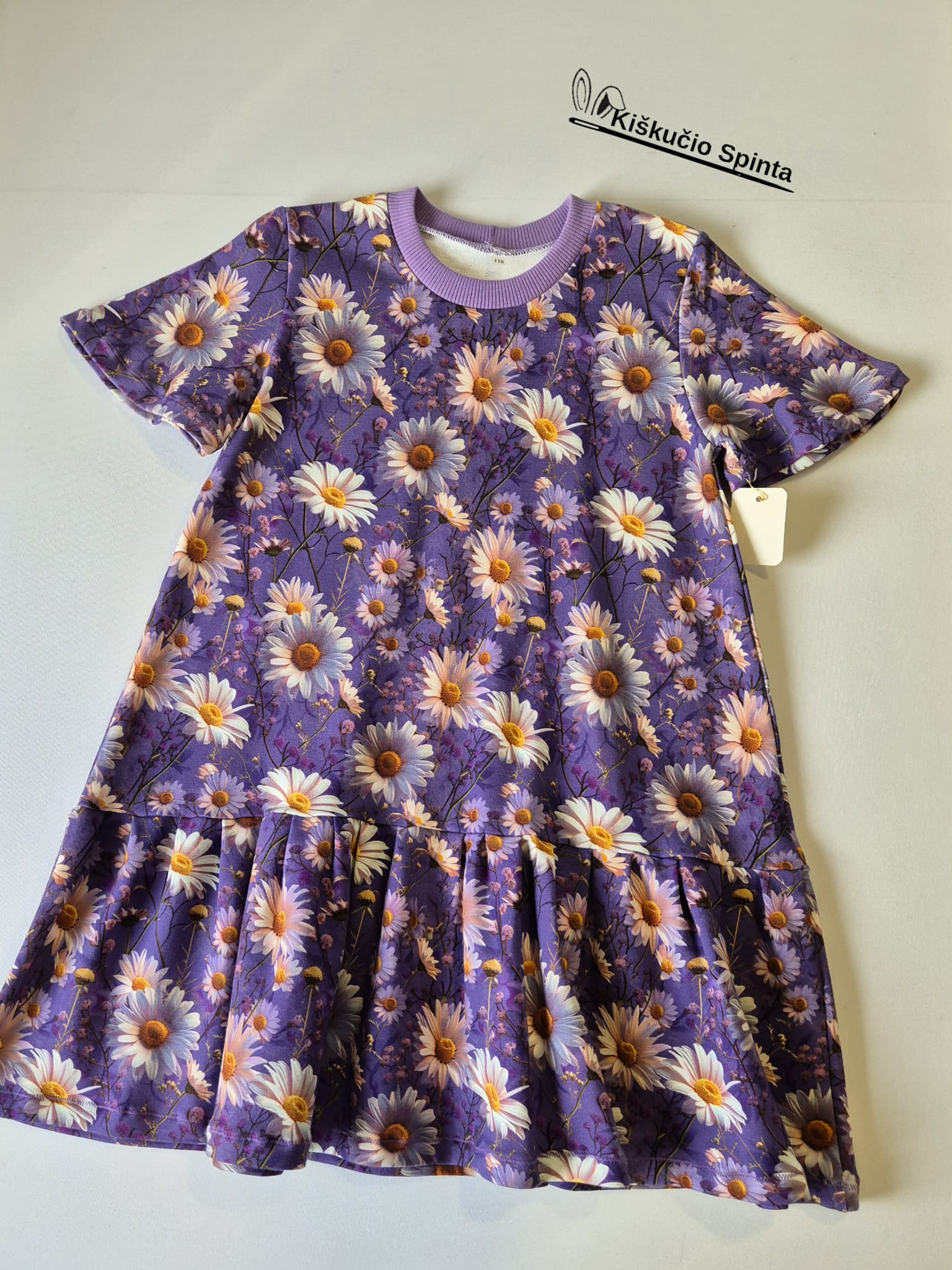 Suknelė"Ramunės" 116 dydis