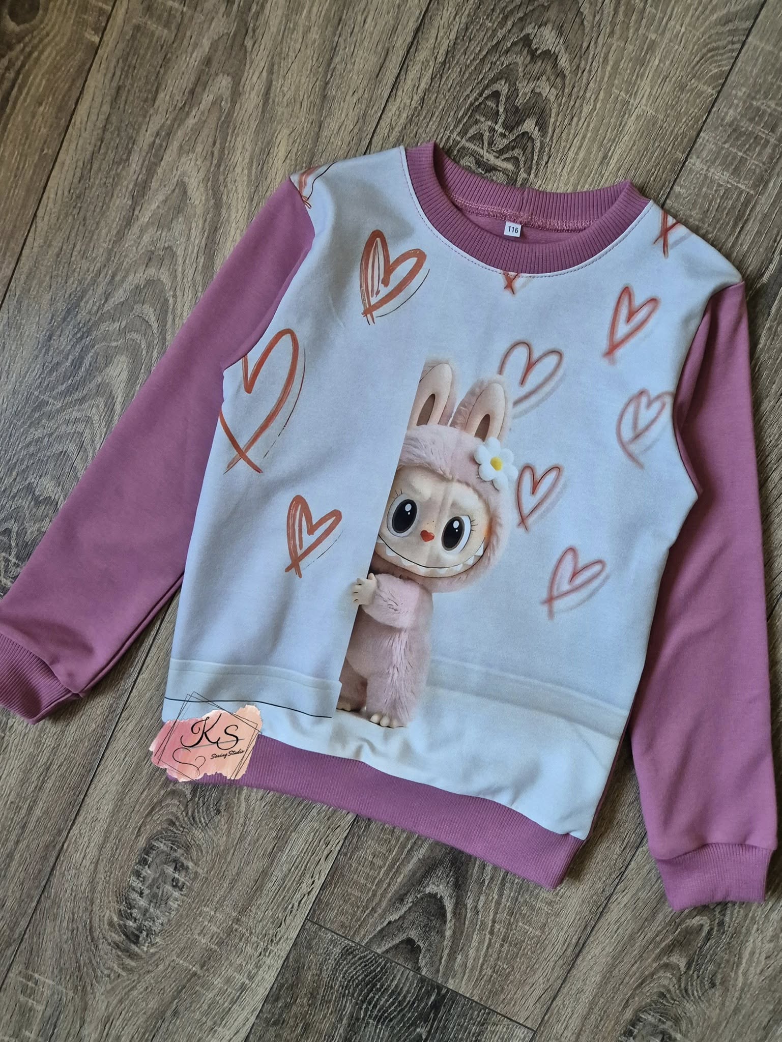 Megztukas"Rožinė Labubu"