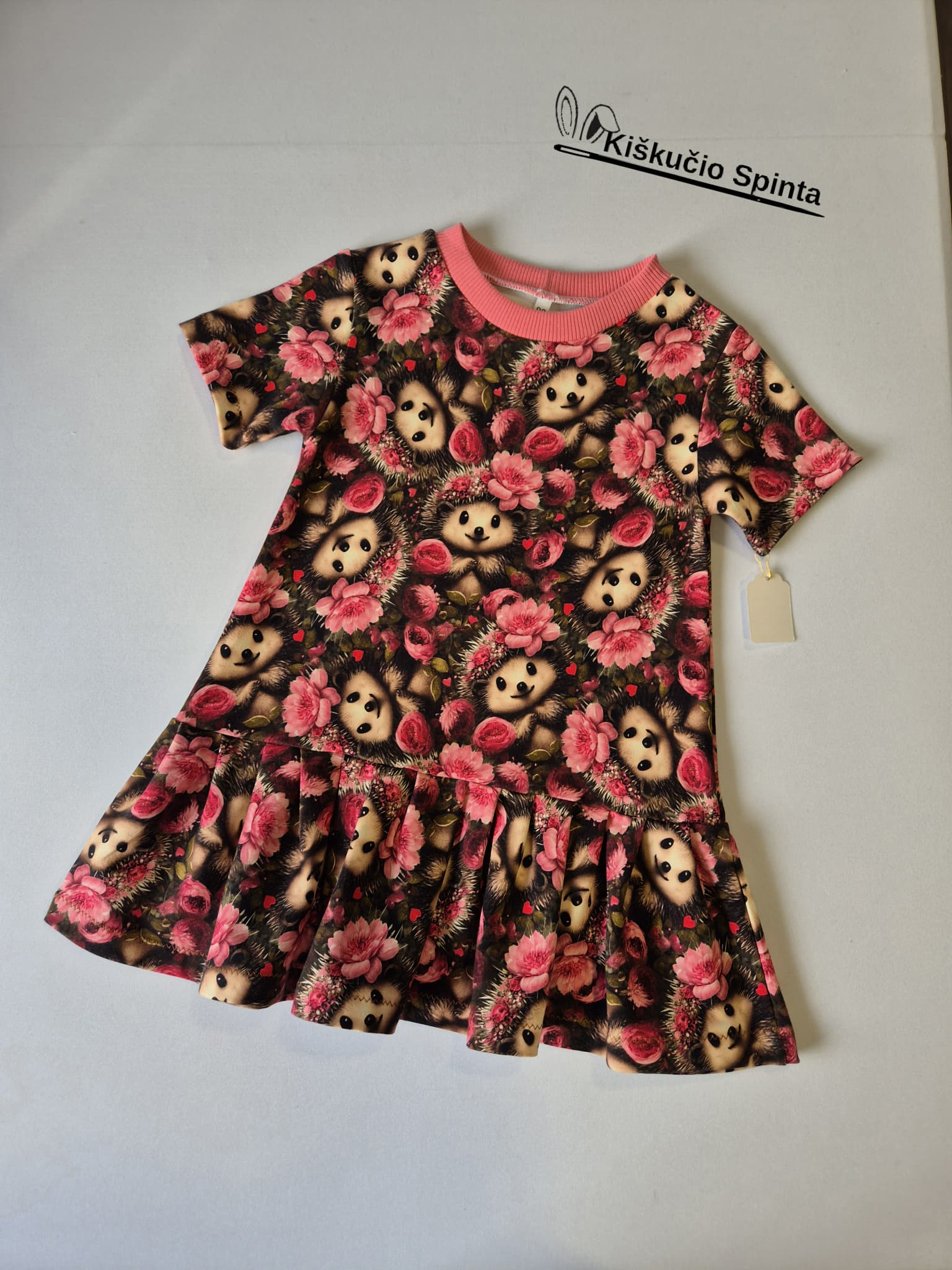 Suknelė"Ežiukai" 92 dydis