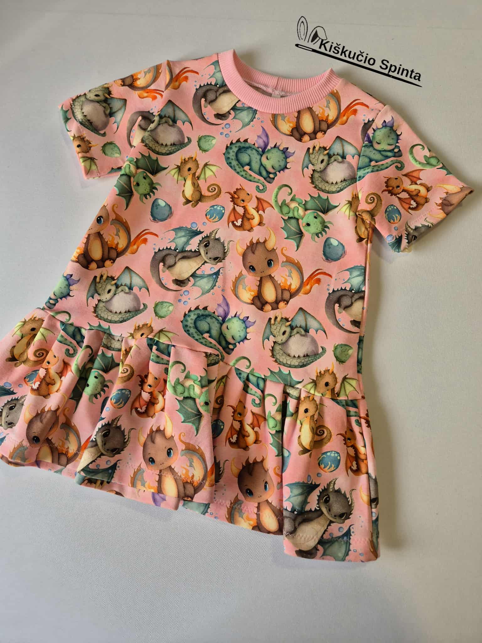 Suknelė "Drakoniukai" 98 dydis