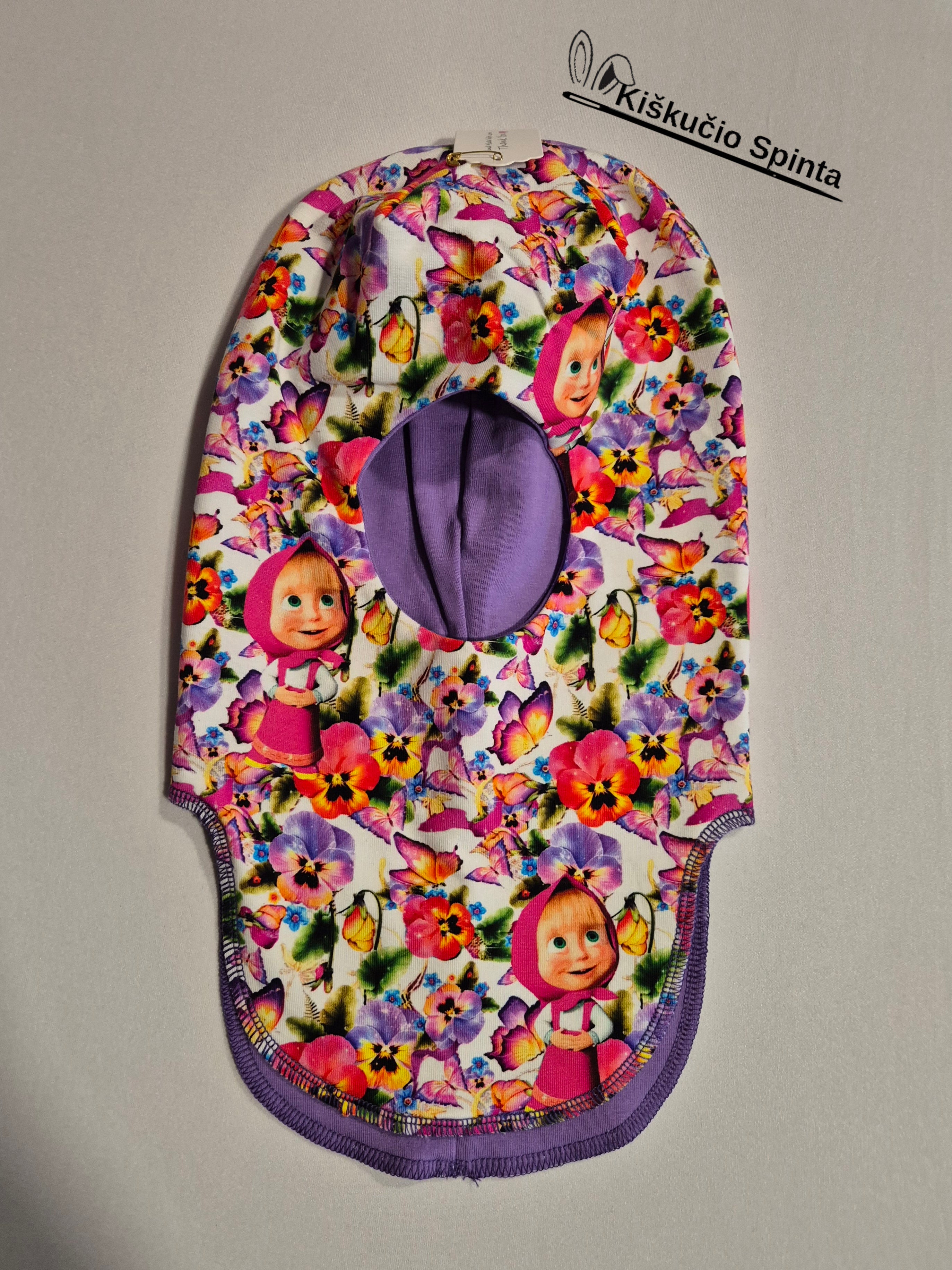 Šalmukas "Maša violetinė" 52cm