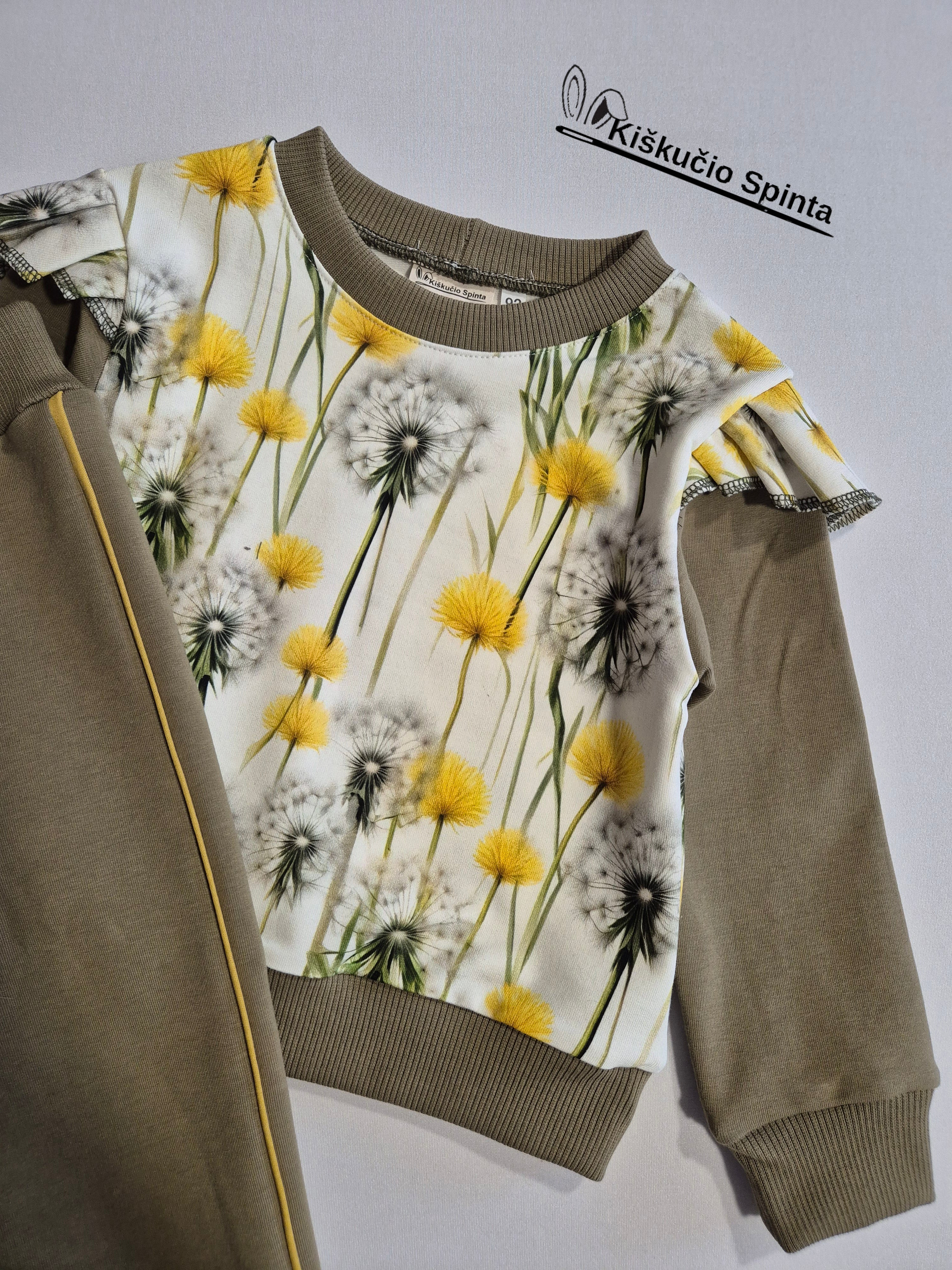 Kostiumėlis "Pienės" 92 dydis