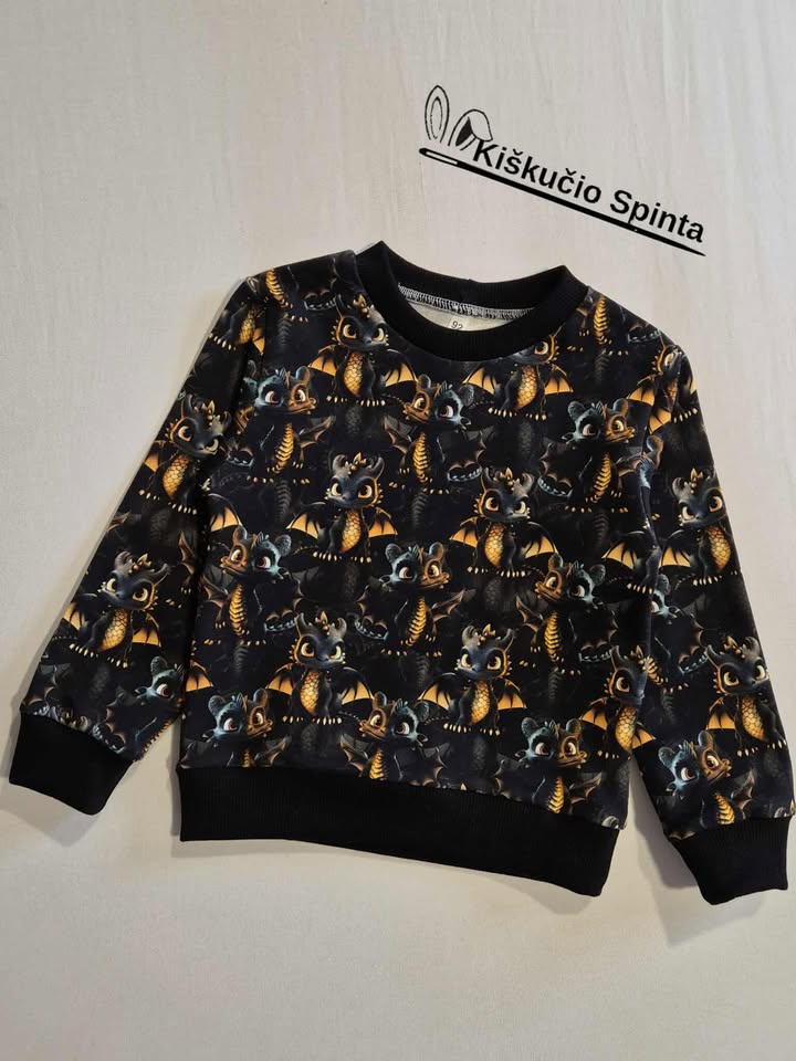 Megztukas"Kaip prisijaukinti slibiną" 92 dydis